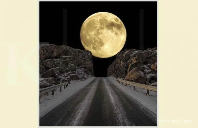 Malam Ini Ada Supermoon Terbesar, Fase Puncak Bulan Purnama di Pukul Berikut