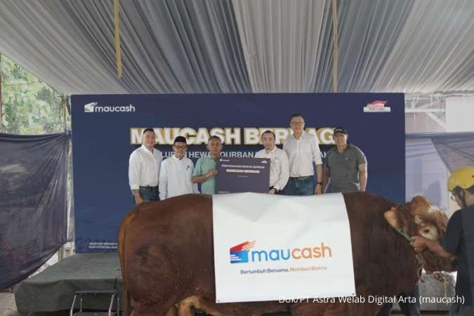 Maucash Gelar Kegiatan CSR Merayakan Idul Adha dengan Pembagian Hewan Kurban