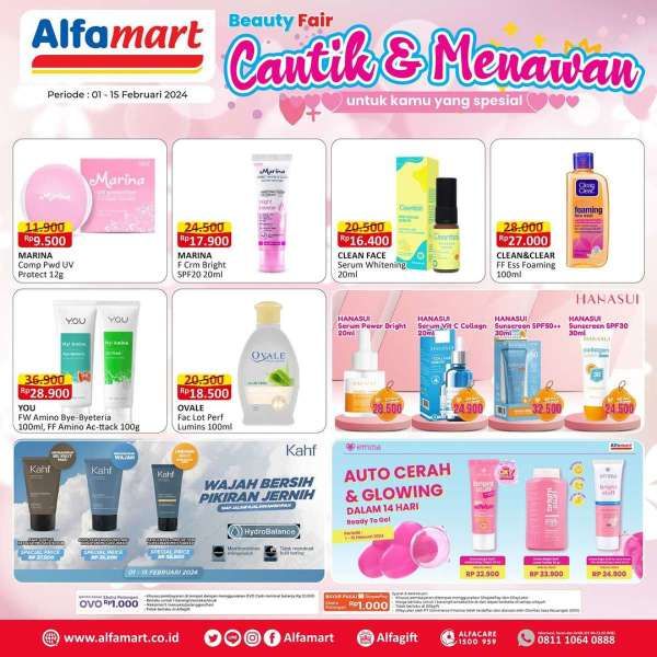 Promo Alfamart Beauty Fair Spesial Valentine 1-15 Februari 2024