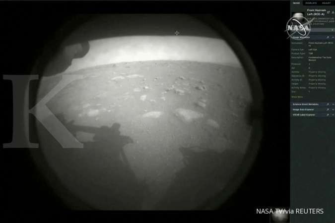 NASA merilis video dramatis pendaratan pesawat luar angkasa di Mars