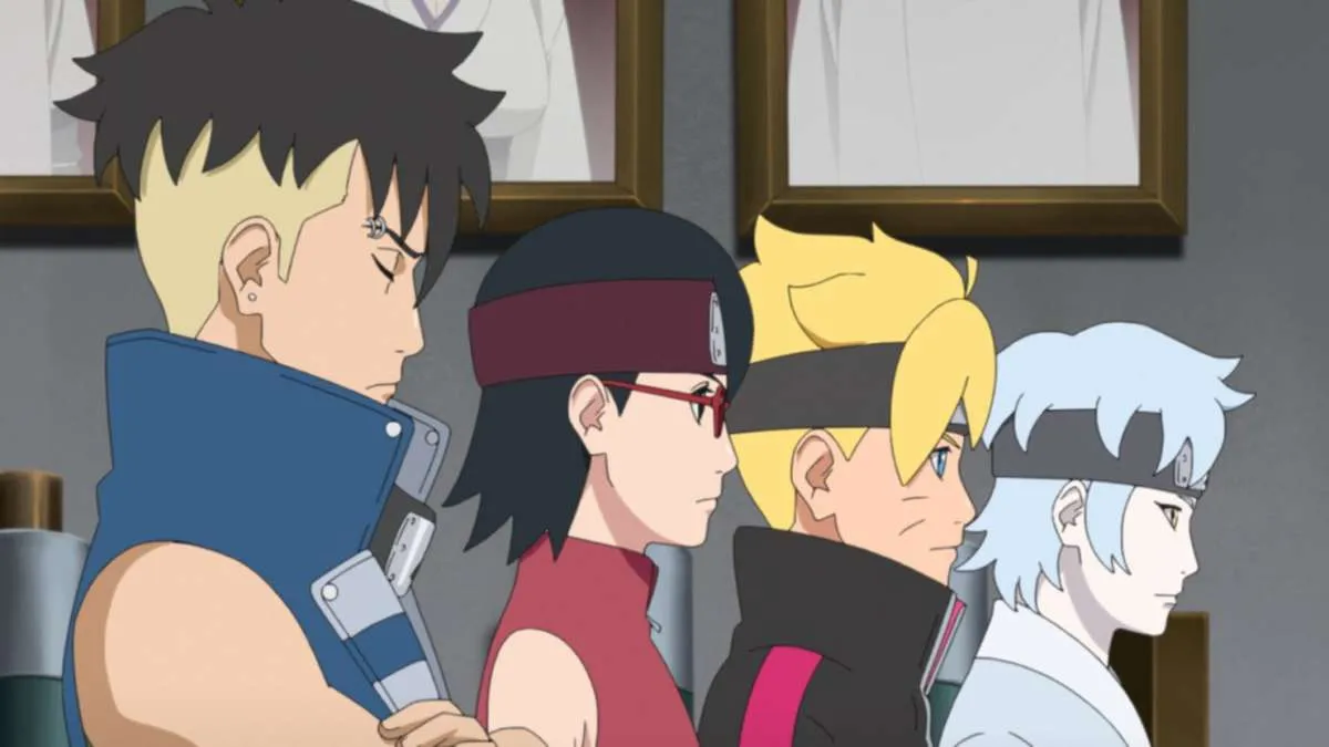 Nonton Boruto Episode 233 (iQIYI, WeTV, Bstation/Bilibili), Kawaki Bergabung di Tim 7
