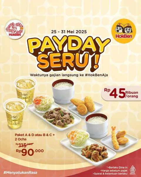 Promo HokBen Payday Seru Hanya Seminggu