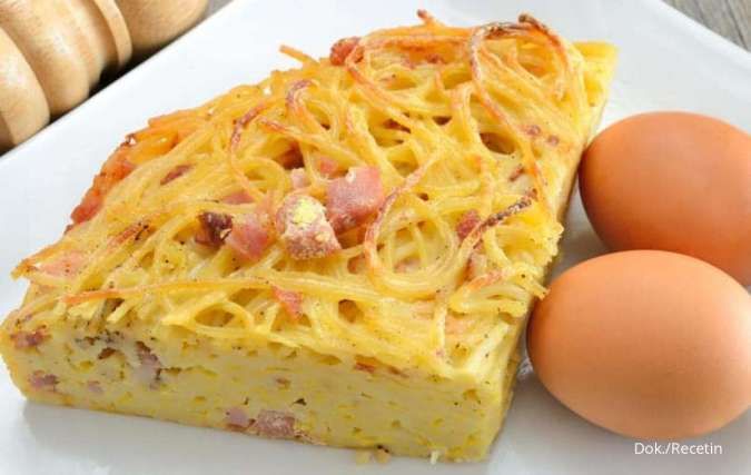 Resep Spaghetti Omellete, Kreasi Baru Olahan Telur yang Tidak Membosankan