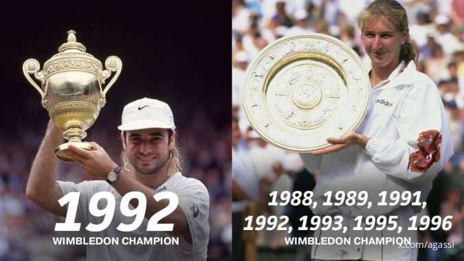 Andre Agassi dan Steffi Graf