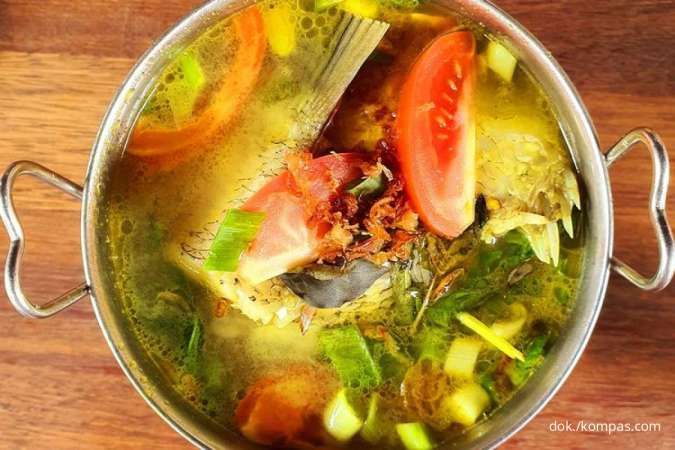 Resep Sup Ikan Kakap Kuah Segar Bercita Rasa Asam Pedas Khas Vietnam dan Thailand