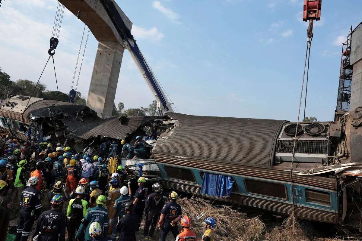 Proyek Kereta Cepat Thailand Berujung Tragedi, 25 Penumpang Tewas