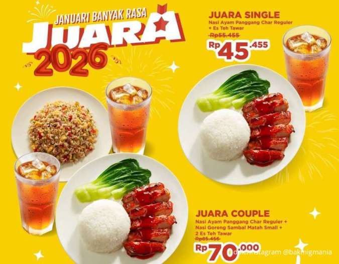 Promo Bakmi GM Januari Banyak Rasa, Paket Makan Sendiri atau Berdua Harga Hemat