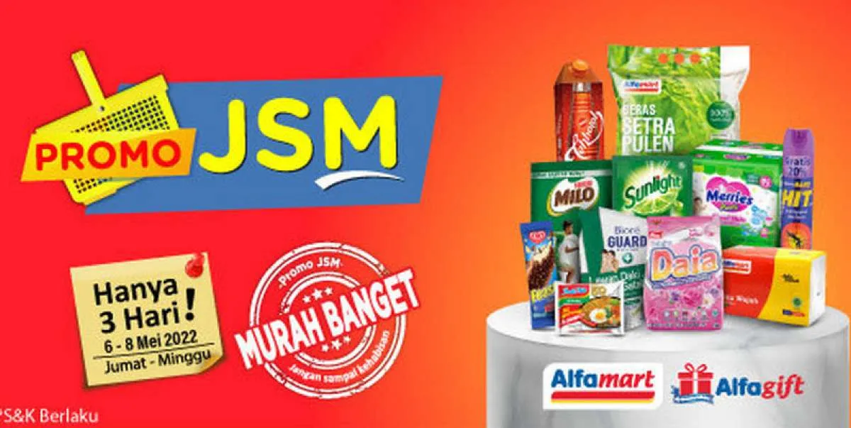 Promo JSM Alfamart Terbaru di 7 Mei 2022, Potongan Harga untuk Buah hingga Susu