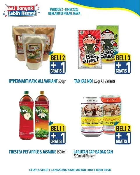 Promo Hypermart Beli Banyak Lebih Hemat Periode 2-8 Mei 2025