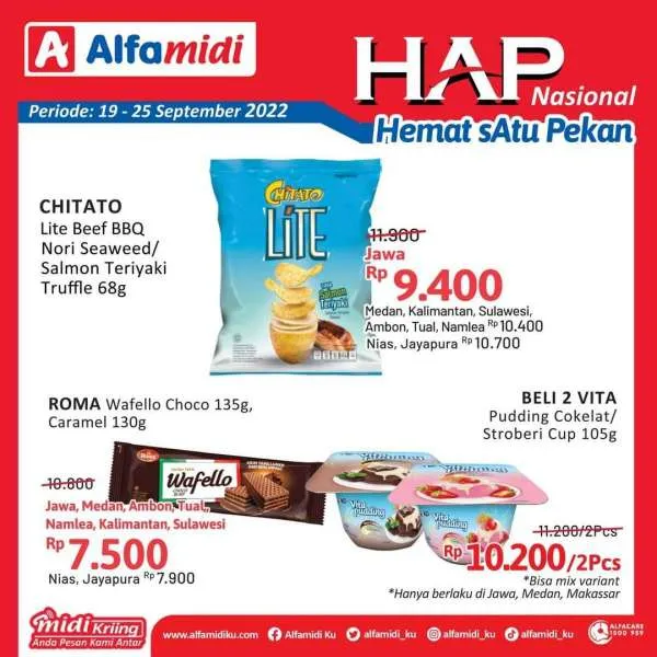 Promo Alfamidi Hemat Satu Pekan Periode 19-25 September 2022