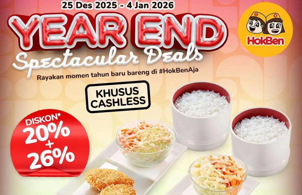 Promo HokBen Akhir Tahun 2025, Makan Hemat Cuma Rp 22.000-an Per Orang
