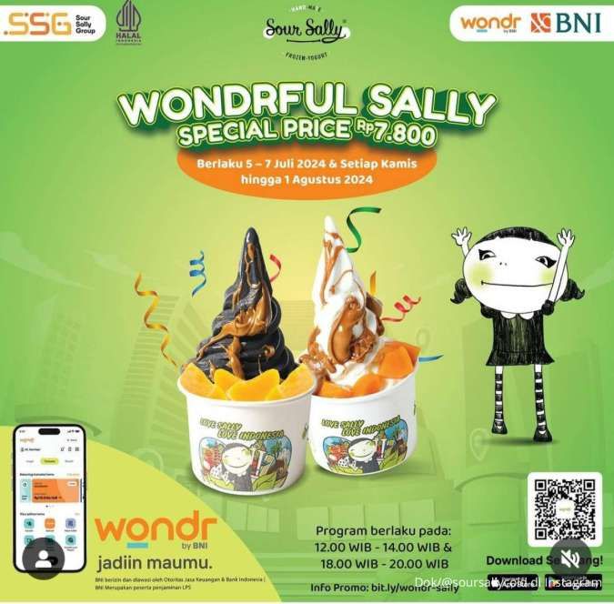 Promo Sour Sally x Wondr by BNI