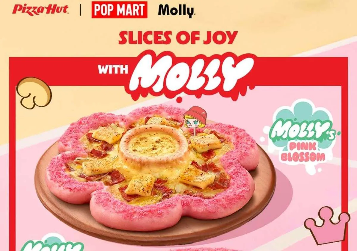 New! Promo Pizza Hut Molly's Pizza Pink, Nikmati 2 Varian dengan Topping Favorit 