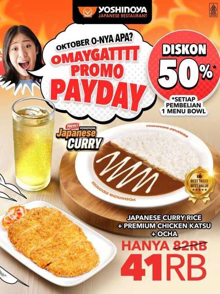 Promo Yoshinoya Payday Oktober 2025