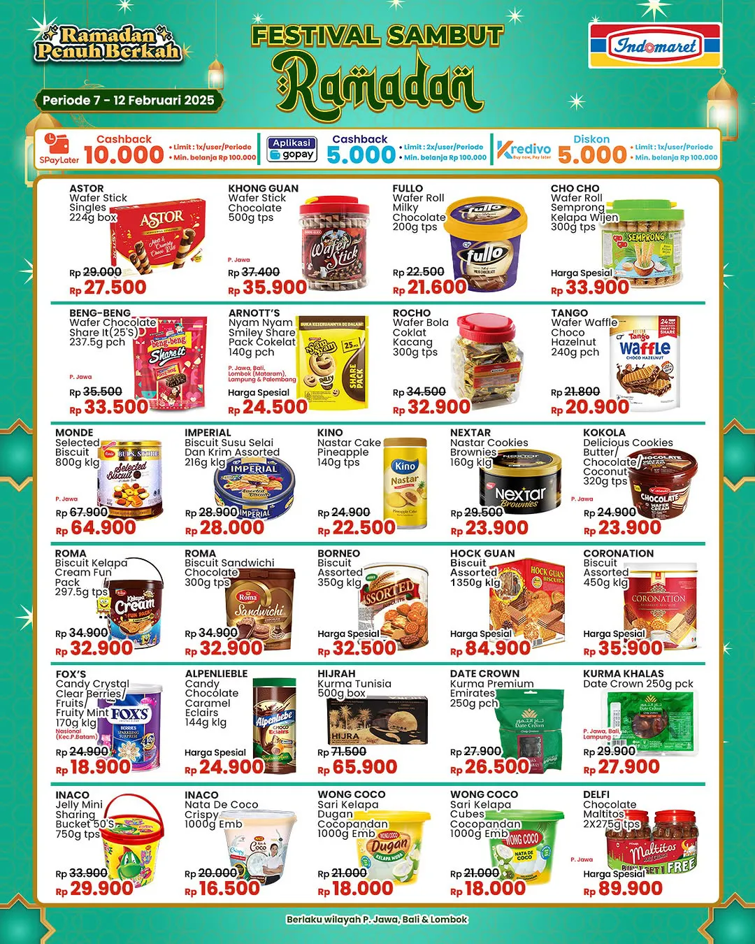 Promo Indomaret Sambut Ramadan Periode 17-12 Februari 2025