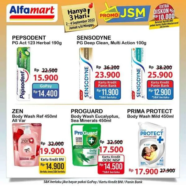 Promo JSM Alfamart Periode 2-4 September 2022