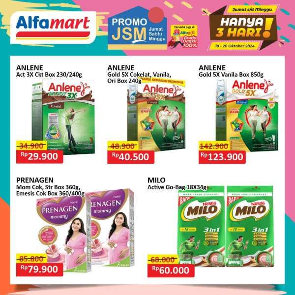 Promo JSM Alfamart Weekend 18-20 Oktober 2024