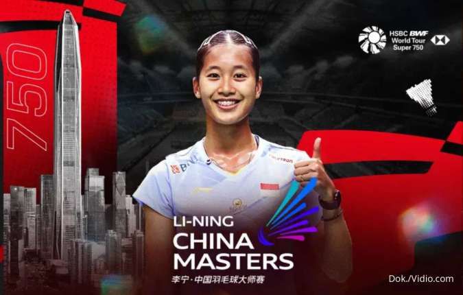 Jadwal & Link Live Streaming China Masters 2025: Tiga Wakil Indonesia Main