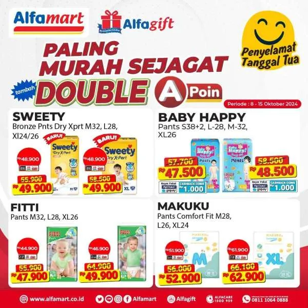 Promo Alfamart Paling Murah Sejagat Periode 8-15 Oktober 2024