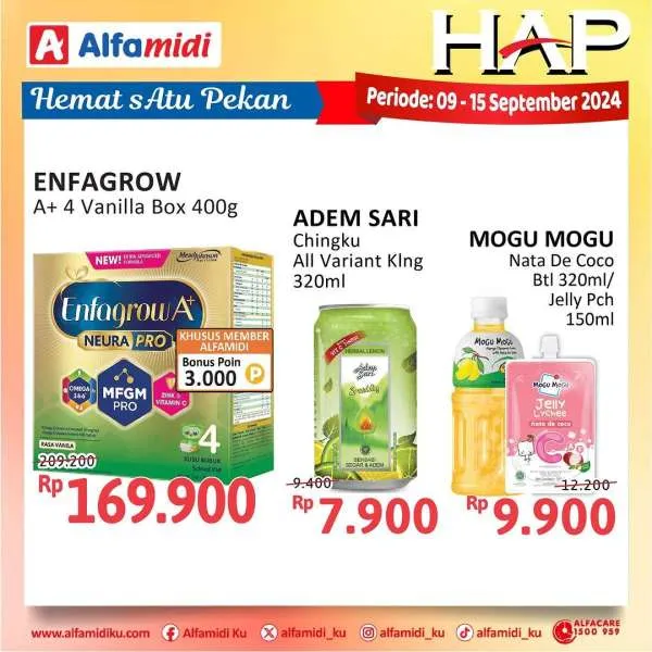 Promo Alfamidi Hemat Satu Pekan Periode 9-15 September 2024