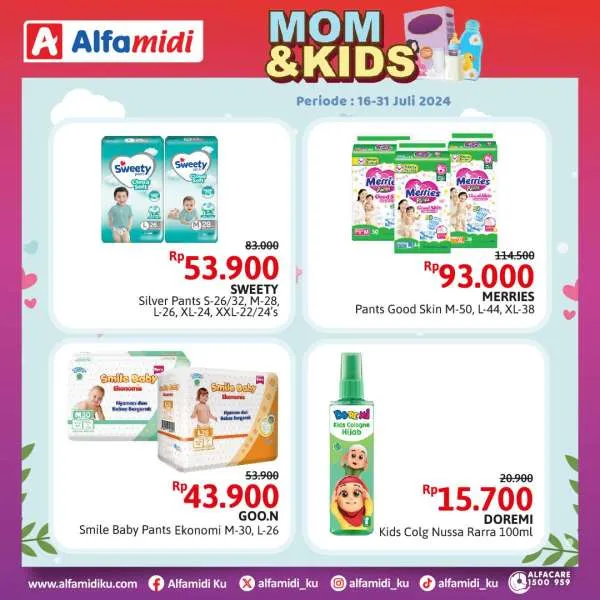 Promo Alfamidi Mom & Kids Periode 16-31 Juli 2024