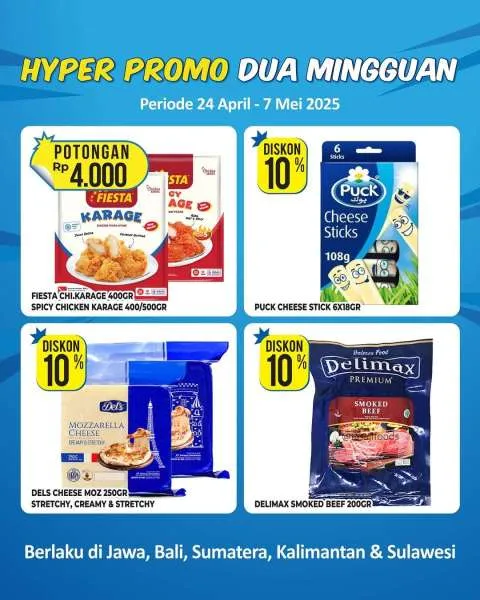 Promo Hypermart Dua Mingguan Periode 24 April-7 Mei 2025
