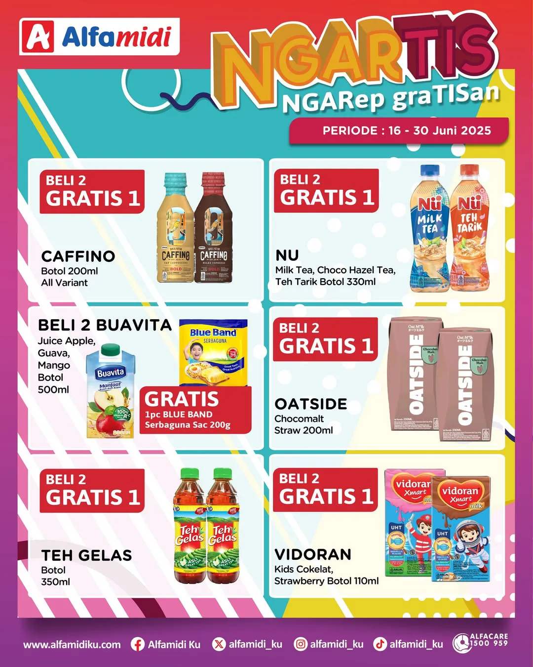 Promo Alfamidi Ngartis (Ngarep Gratisan) Periode 16-30 Juni 2025