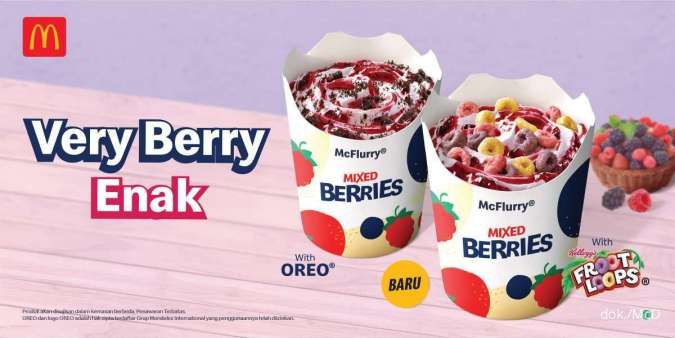 Menu Terbaru McD 2022, Ada Share Box Cajun Garlic hingga Mix Berries McFlurry