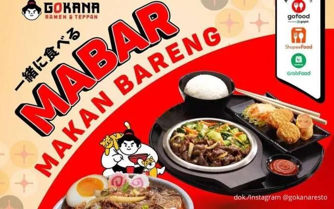 Promo Gokana Mabar Tiap Jumat-Minggu, Paket Rame-Rame Bento & Ramen Harga Spesial