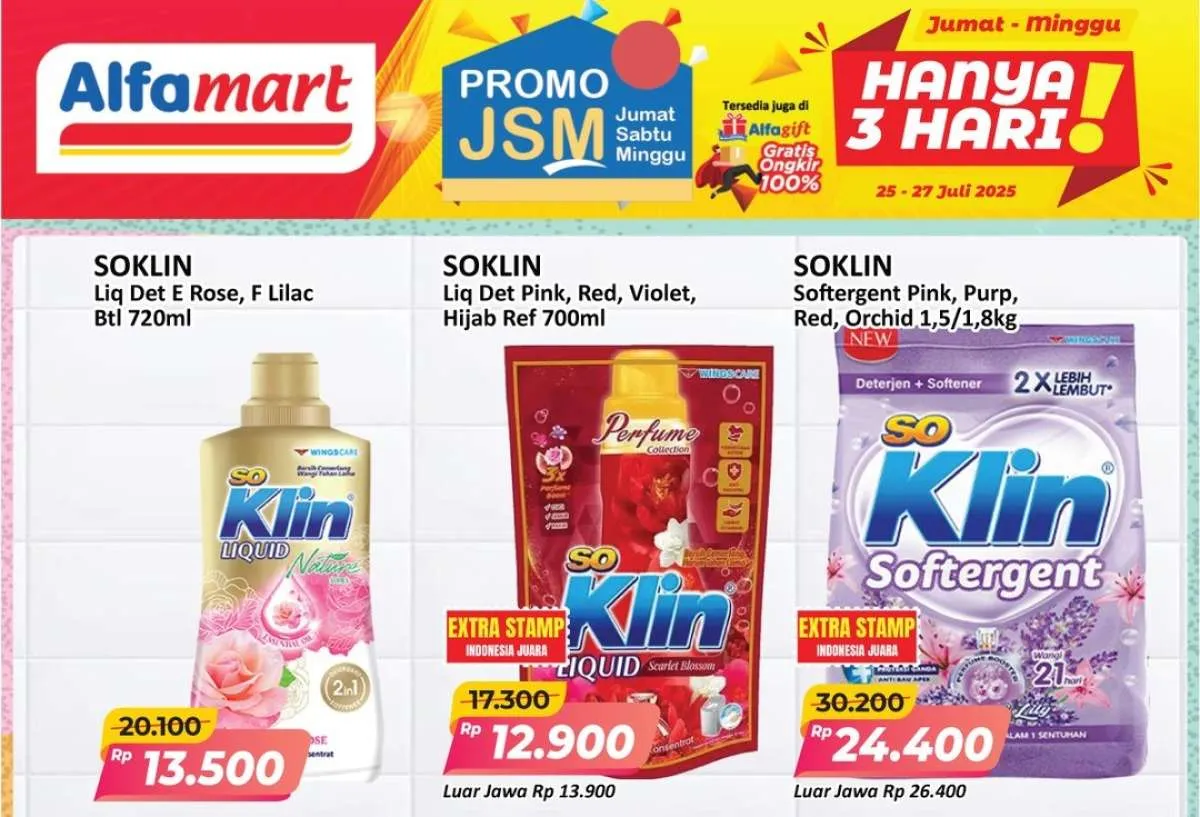 Promo Deterjen Weekend Terbaru Jelang Akhir Juli 2025, Promo Hanya 3 Hari
