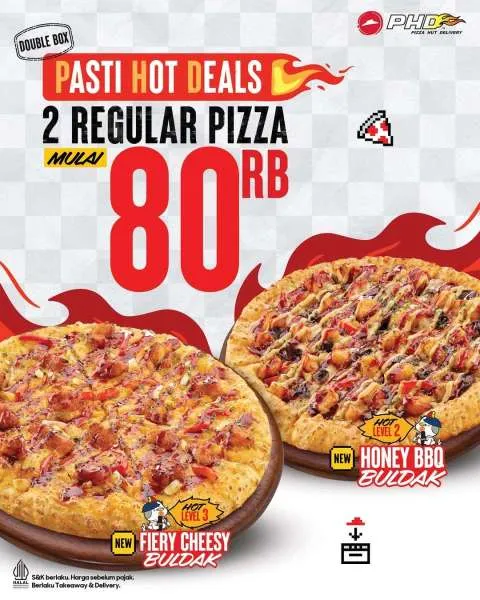 Promo PHD 2 Regular Pizza