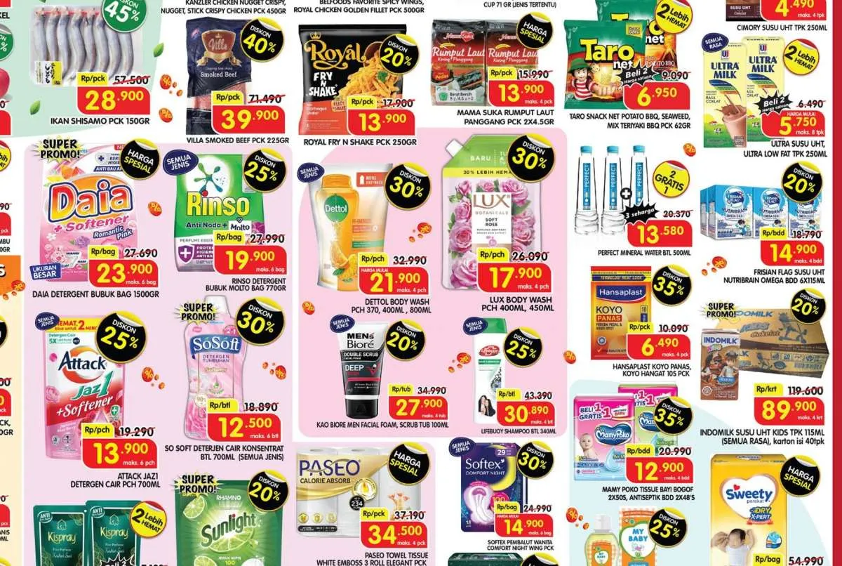 Promo Superindo Weekday 5-8 Mei 2025, Mama Lemon 1,5 Liter Cuma Rp 14.900