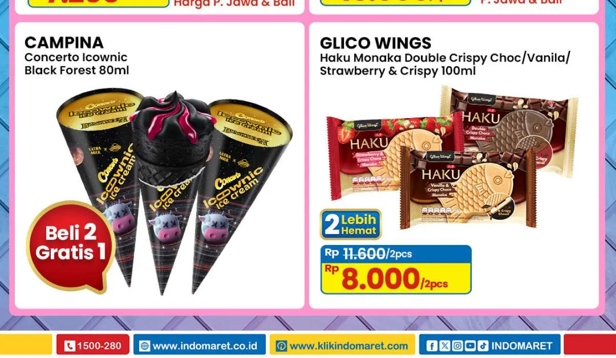 Promo Es Krim Weekend Bulan April 2025, Beli 2 Lebih Hemat dan Diskon 40%
