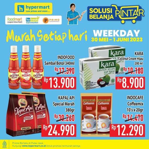 Promo Hypermart Hyper Diskon Weekday Periode 30 Mei-1 Juni 2023