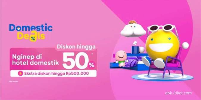 Promo Tiket.com Mulai 7 s.d 10 Juni 2022, Nikmati Diskon Hotel Domestik Hingga 50% 
