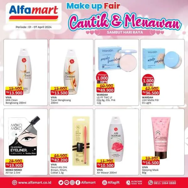Promo Alfamart Beauty Fair Sambut Hari Raya Periode 1-7 April 2024