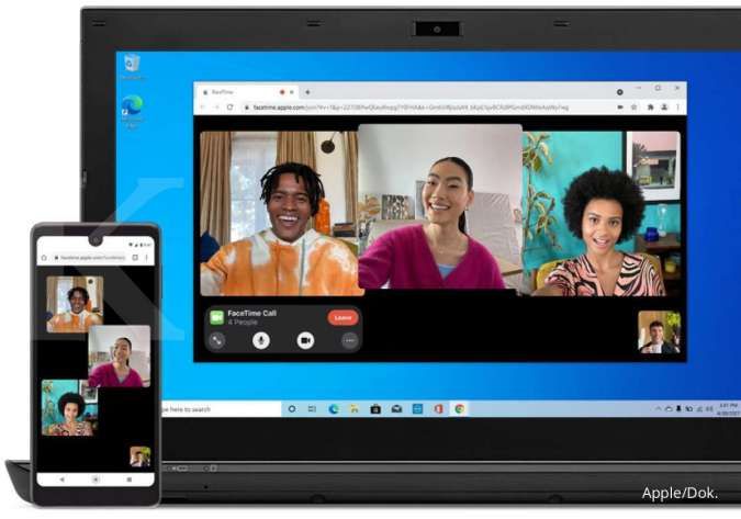 Pengguna non-Apple bisa mengakses FaceTime lewat Android dan Windows via web