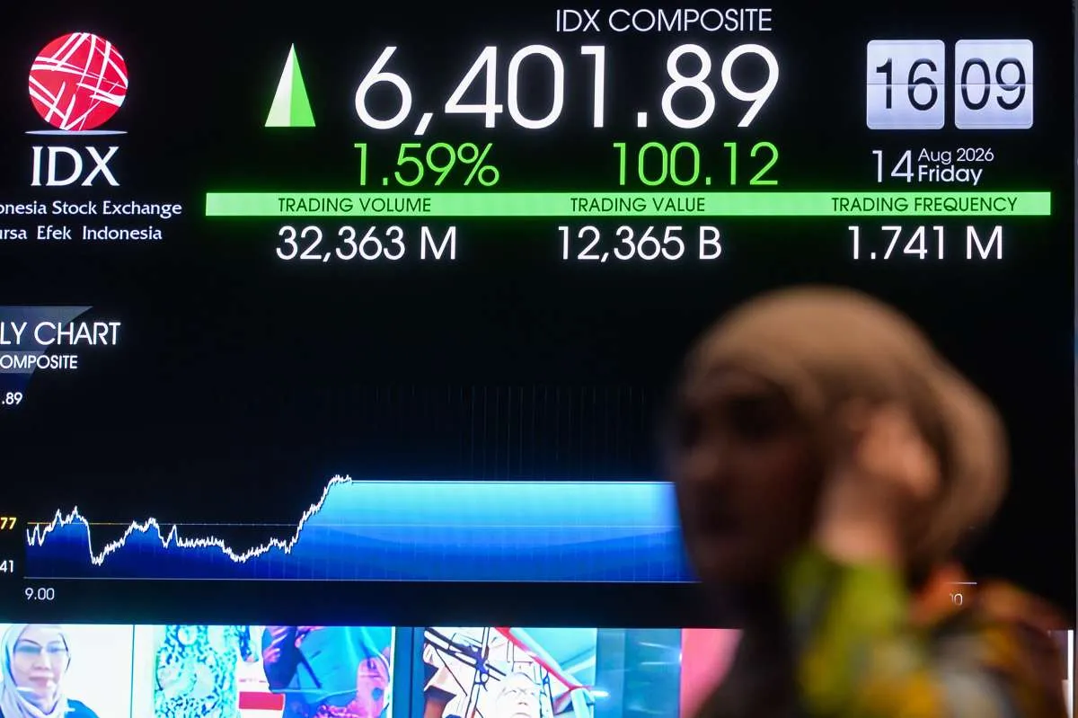 IHSG Melonjak 1,59% ke 6.401, Cek Saham Net Buy Terbesar Asing di Akhir Pekan