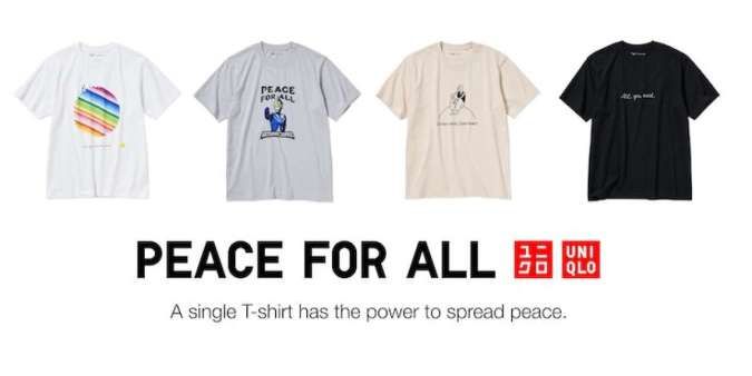 Uniqlo Rilis Koleksi Bertema Liburan untuk Proyek T-shirt Amal Peace for All