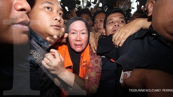 Ratu Atut menunggak biaya vila di Cianjur