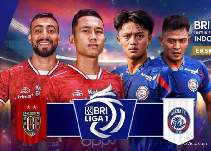 Link Live Streaming Bali United vs Arema FC, BRI Liga 1 Hari Ini (11/9)