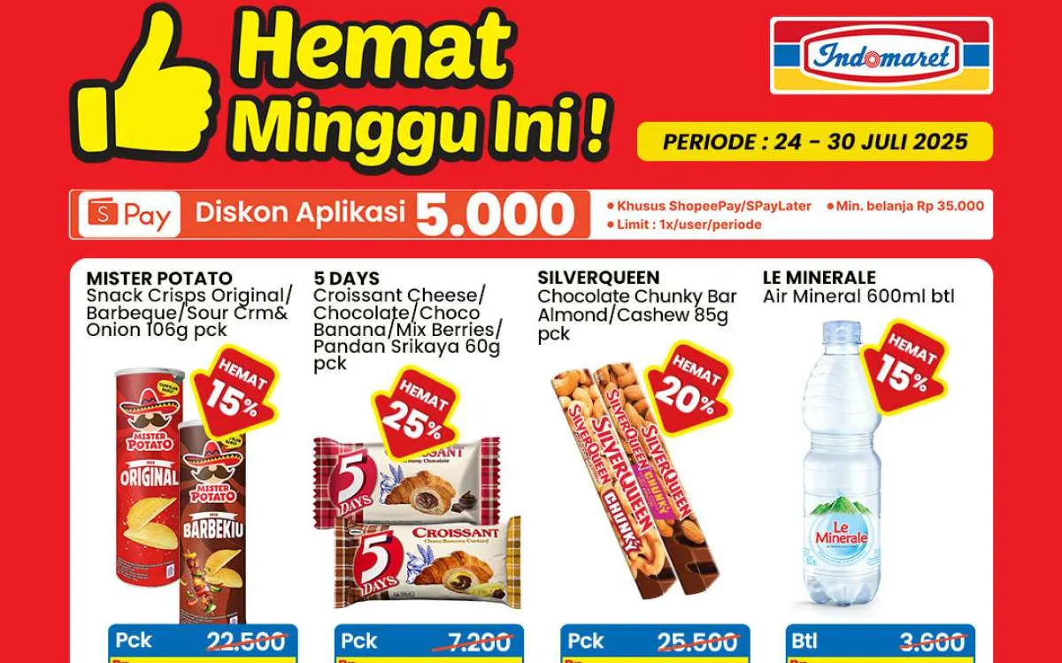 Promo Indomaret Weekend Jelang Akhir Juli 2025, SilverQueen Hemat Minggu Ini