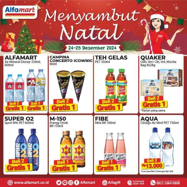 Promo Alfamart Sambut Natal 24-25 Desember 2024