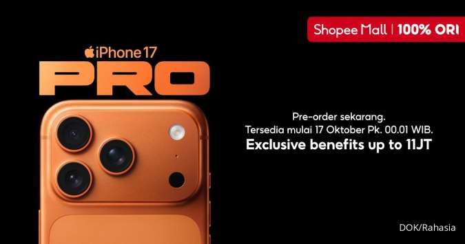 Pre-Order iPhone 17 Series di Shopee, Ada Promo Cashback & Exclusive Gift Box!