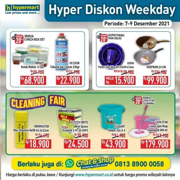 Promo Hypermart Hyper Diskon Weekday 7-9 Desember 2021