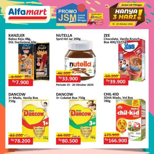 Promo JSM Alfamart Weekend 18-20 Oktober 2024