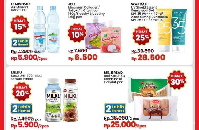 Promo Indomaret Weekend Bulan Januari 2025, Le Minerale & Milku Beli 2 Lebih Hemat