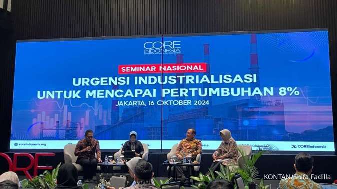 Seminar Nasional Urgensi Industrialisasi Untuk Mencapai Pertumbuhan 8%, Rabu (16/10).
