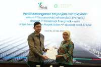 PT SMI dan GREI Teken Perjanjian Pembiayaan Rp 125 Miliar untuk Pengembangan PLTS