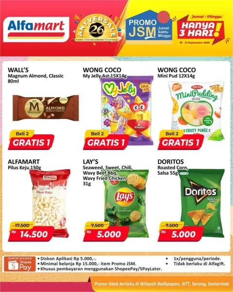 Promo JSM Alfamart Periode 19-21 September 2025